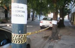 Precaución en la esquina de General Frías y Alem